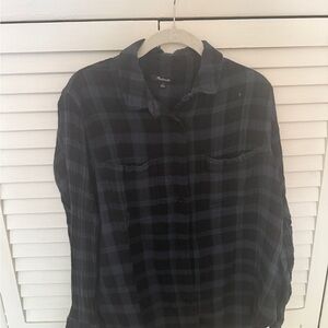 Madewell Dark Plaid Shirt